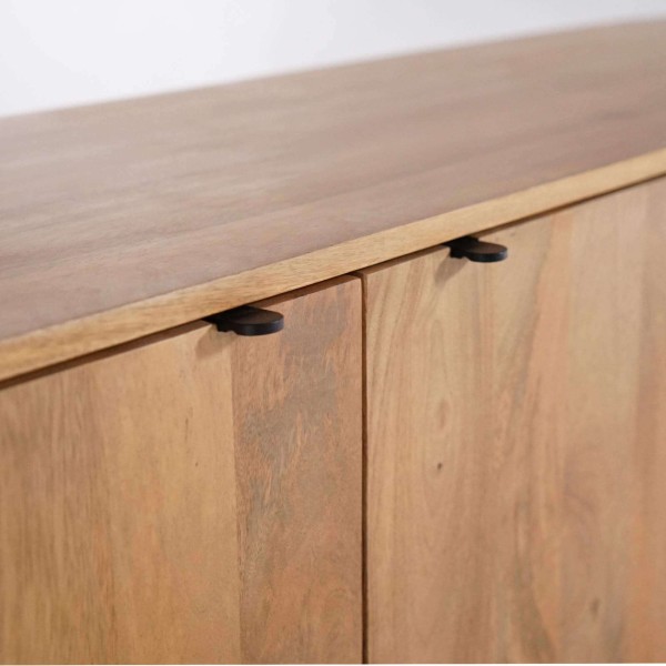 TV-Möbel aus Massivholz 200 cm - Timea