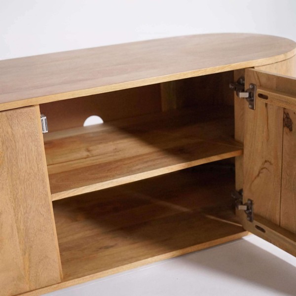 TV-Möbel aus Massivholz 200 cm - Timea