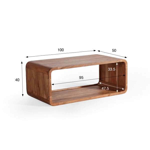 Couchtisch aus Akazienholz – Onda