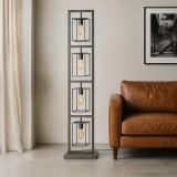 Stehlampe im industriellen Stil aus Metall – Nocta