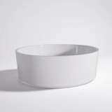 Rundes Keramik-Waschbecken, glänzend weiß – Rundo