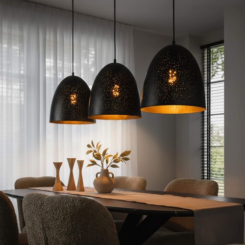 Industrielle Pendelleuchte aus Metall – Sosmos