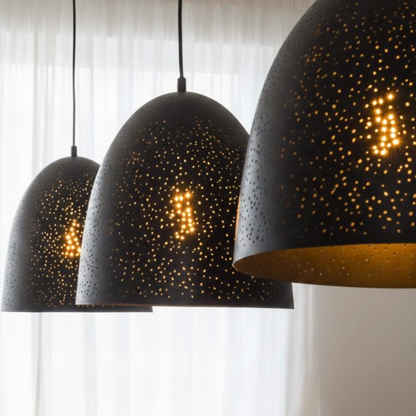 Industrielle Pendelleuchte aus Metall – Sosmos