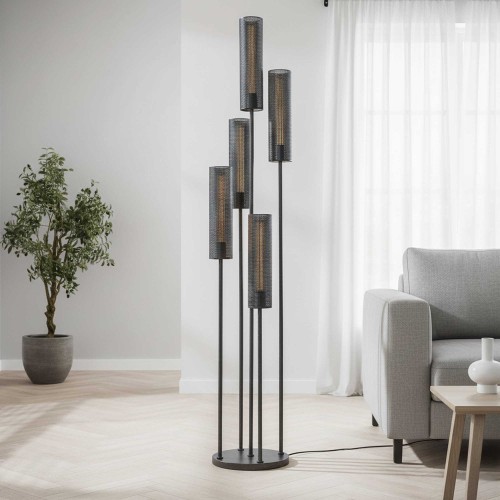 Moderne Stehleuchte mit 5 LED-Röhren – Vertigo