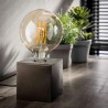 Industrielle Tischlampe aus Metall – Luma