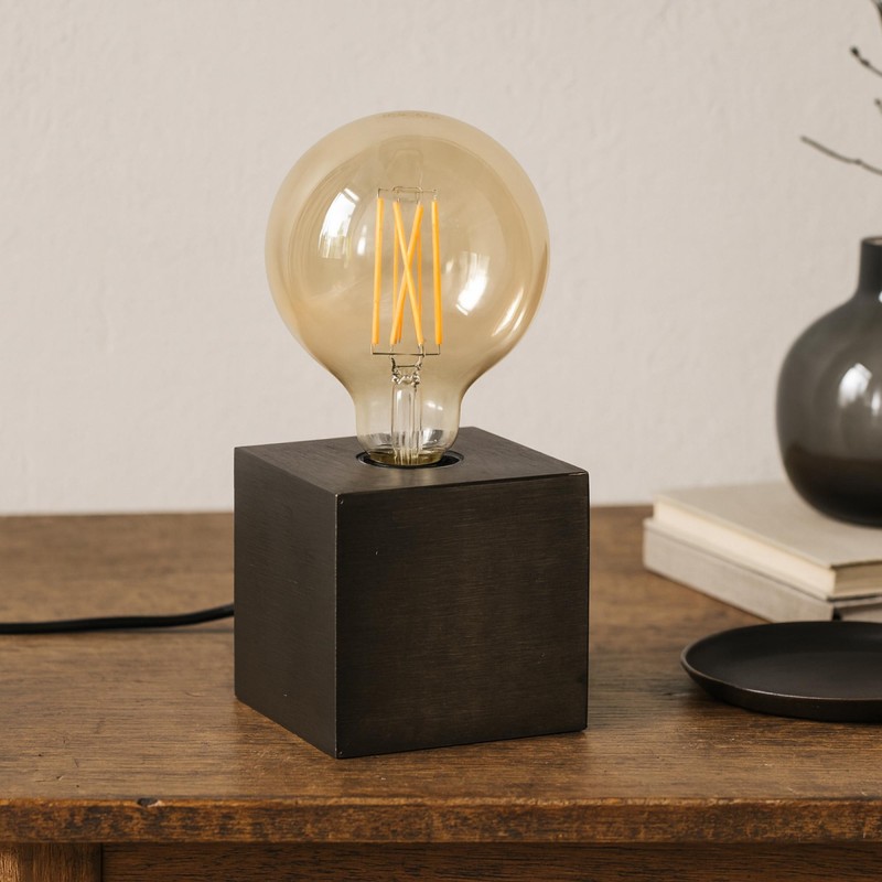 Industrielle Tischlampe aus Metall – Luma