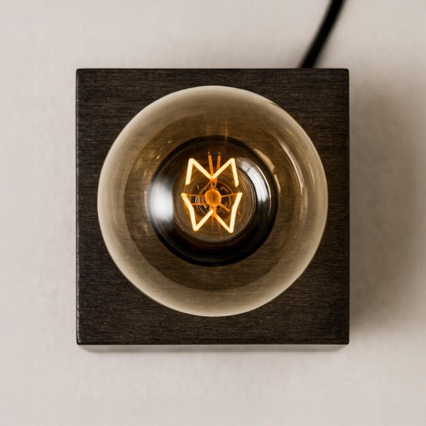 Industrielle Tischlampe aus Metall – Luma