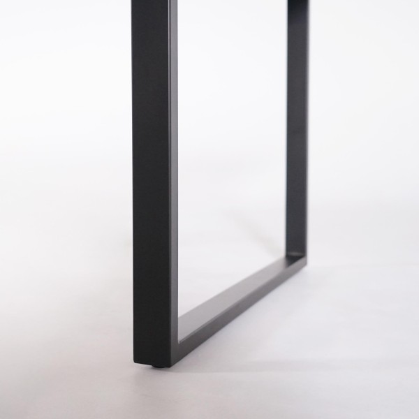 Esstisch aus massivem Mangoholz und Metall 160 cm – Kansas