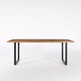 Esstisch aus massivem Mangoholz und Metall 200 cm – Kansas