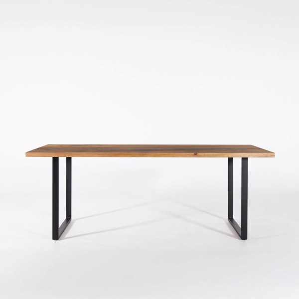 Esstisch aus massivem Mangoholz und Metall 200 cm – Kansas