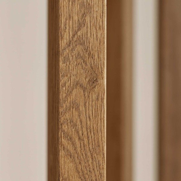 Stehlampe für das Wohnzimmer aus massivem Mangoholz – Arken