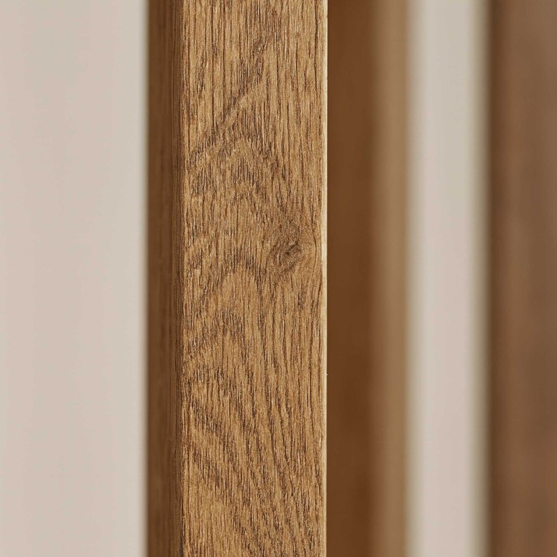 Stehlampe für das Wohnzimmer aus massivem Mangoholz – Arken