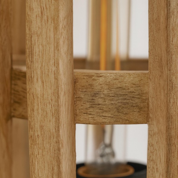 Stehleuchte aus massivem Mangoholz – Arken