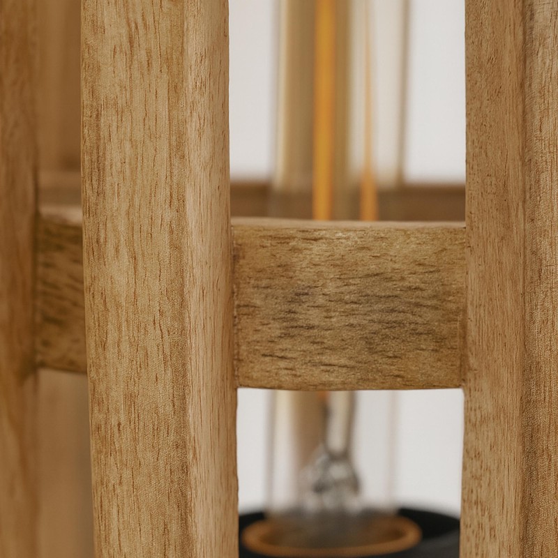 Stehleuchte aus massivem Mangoholz – Arken