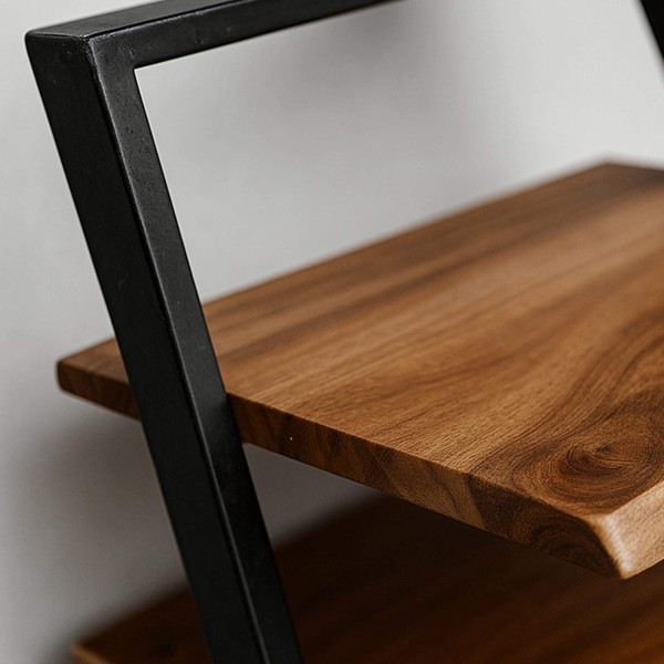 Nachttisch aus massivem Akazienholz – Lean