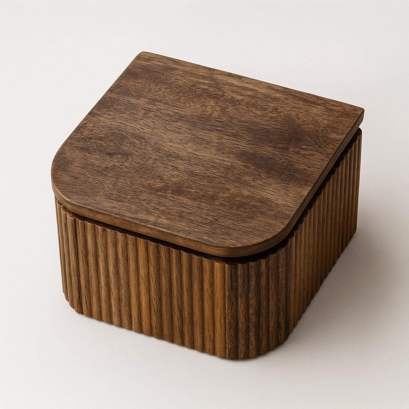 Nachttisch aus Massivholz – Wave XS