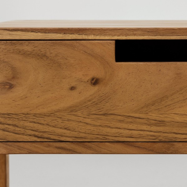 Hängender Nachttisch aus massivem Akazienholz – Silent