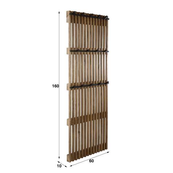 Wandgarderobe aus Holz 60 × 160 – Tweak