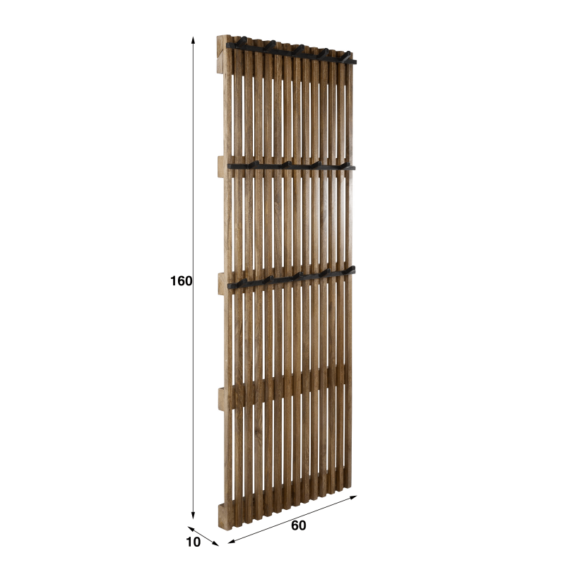 Wandgarderobe aus Holz 60 × 160 – Tweak