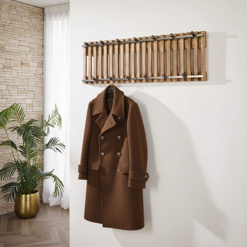 Wandgarderobe aus Holz 100 × 33 – Tweak