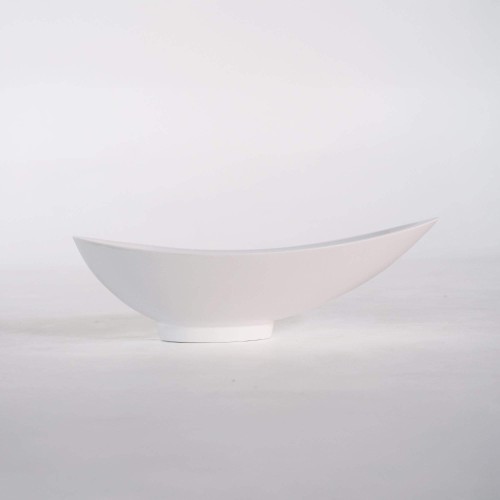 Rundes Keramikwaschbecken, glänzend weiß – Bora