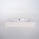 Keramik-Waschbecken fürs Badezimmer, glänzend weiß – Anna