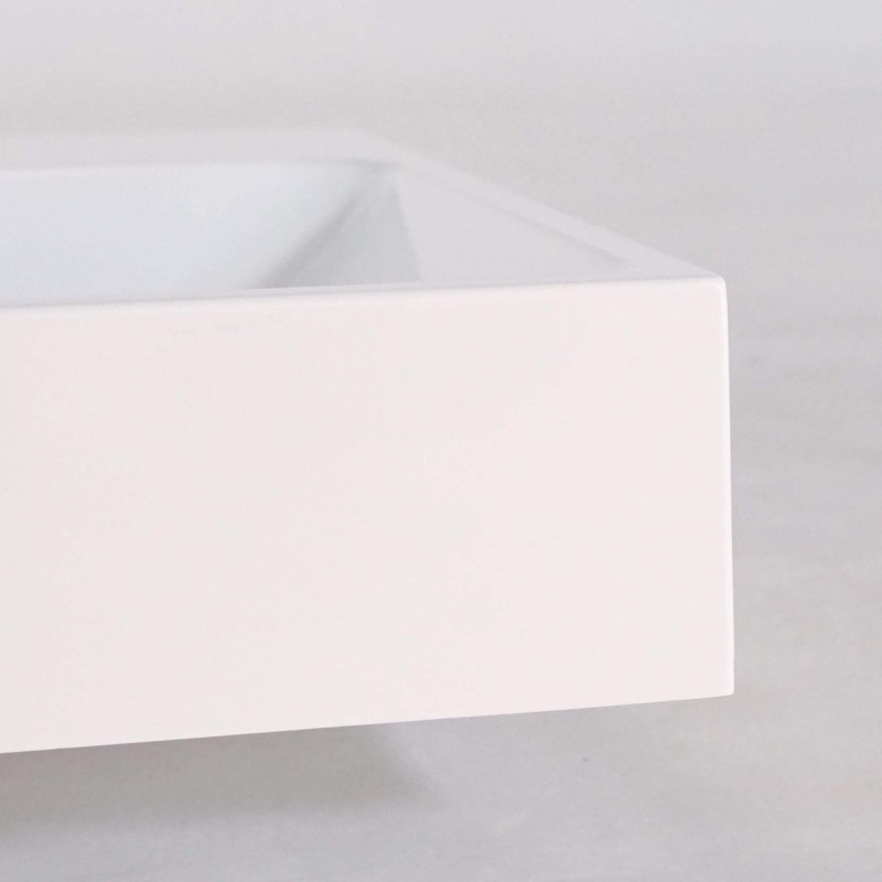 Keramik-Waschbecken fürs Badezimmer, glänzend weiß – Anna