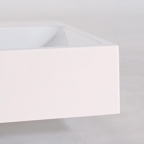 Keramik-Waschbecken fürs Badezimmer, matt weiß – Anna