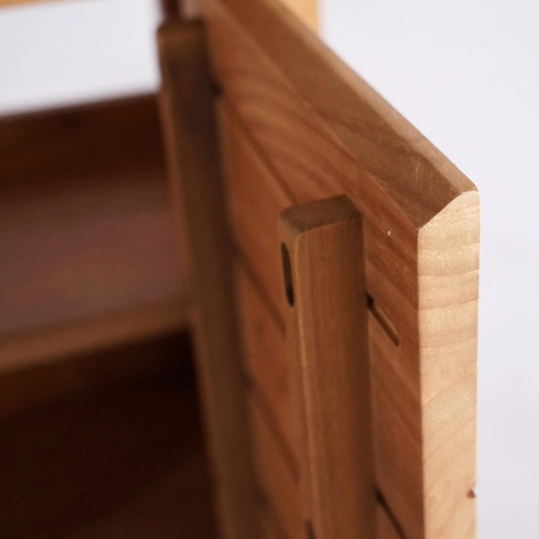 Badmöbel mit Doppelwaschbecken aus Massivholz, matt weiß – Ashwini