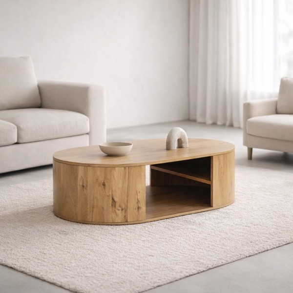 Design-Couchtisch aus Massivholz – Timea