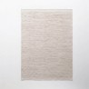 Woll- und Baumwollteppich 140x200 cm, Beige - Elowen