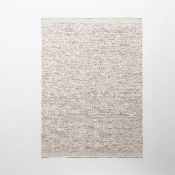 Woll- und Baumwollteppich 160x230 cm, Beige - Elowen