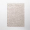 Woll- und Baumwollteppich 160x230 cm, Beige - Elowen