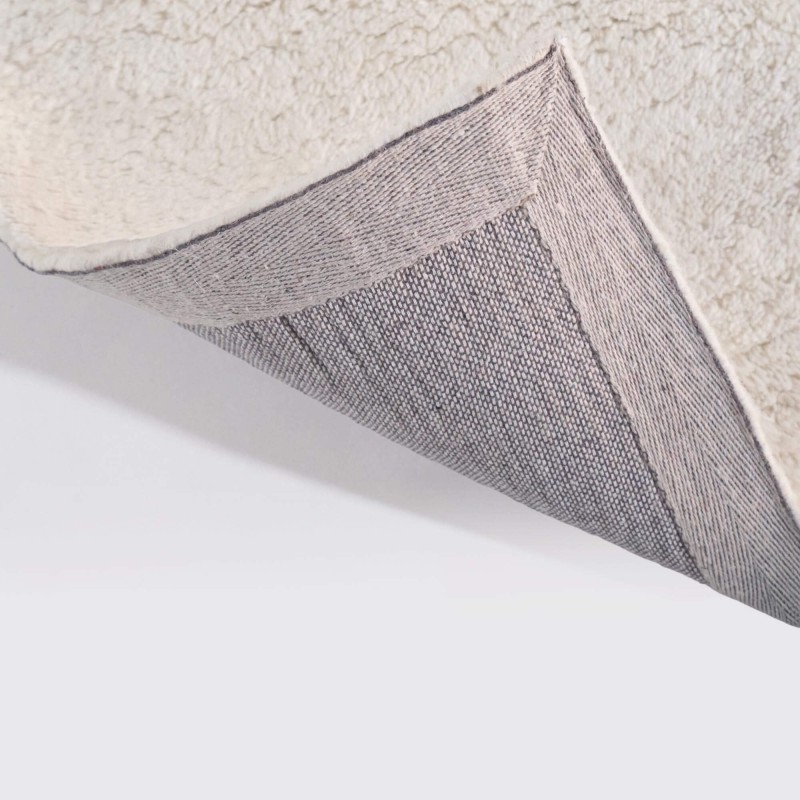 Wollteppich 160x230 cm, Weiß - Handa