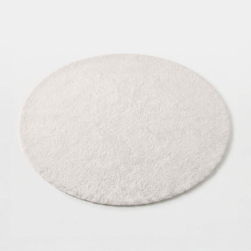 Wollteppich 200x200 cm, Weiß - Handa