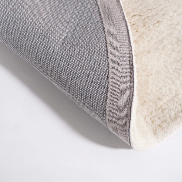 Wollteppich 200x200 cm, Weiß - Handa