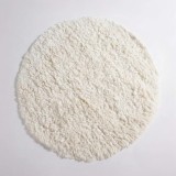 Wollteppich 150x150 cm, Weiß - Ruma