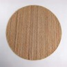 Juteteppich 200x200 cm, Weiß-Beige - Noa
