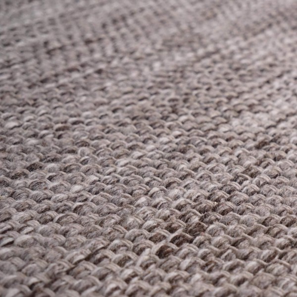 Woll- und Baumwollteppich 200x300 cm, Braun - Elowen