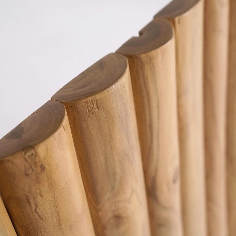 Kopfteil aus massivem Teakholz 180 cm - Naya