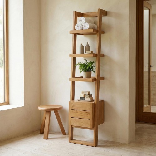 Massive Teakholzsäule - Nandini