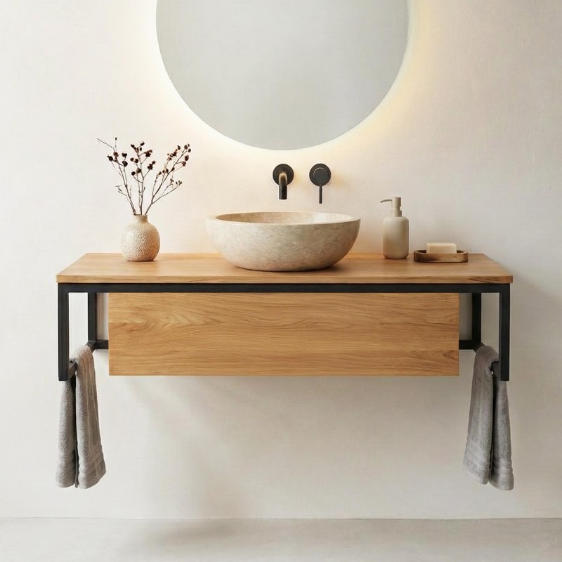 Badezimmermöbel 120 cm - Loft