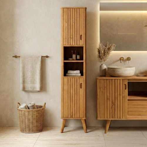 Säule aus massivem Teakholz - Neha