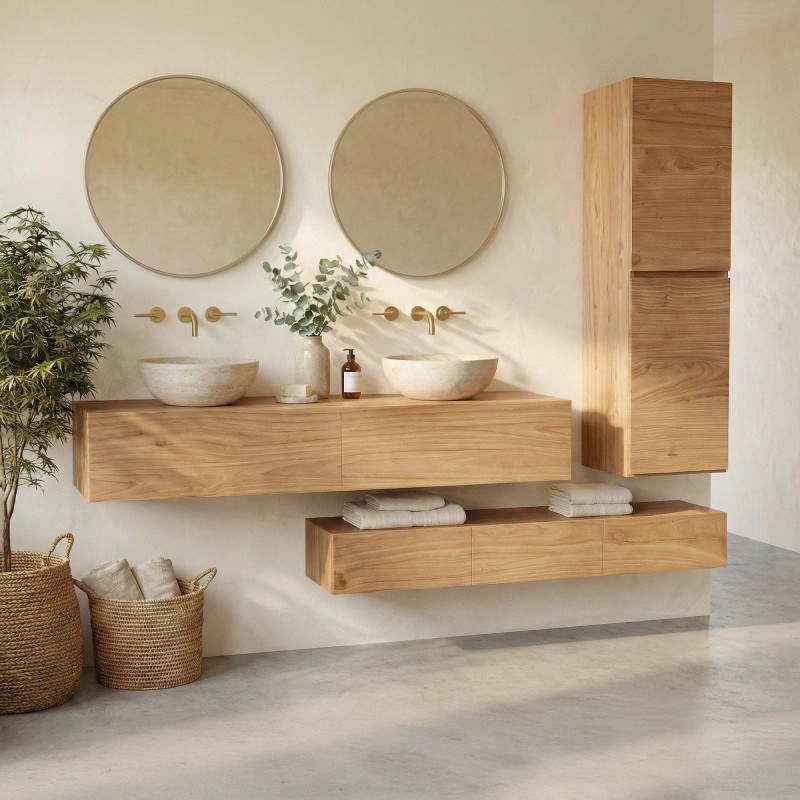 Badezimmermöbel 140 cm - Trinity