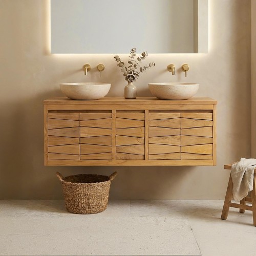 Teakholz Badezimmermöbel 120 cm - Mountain