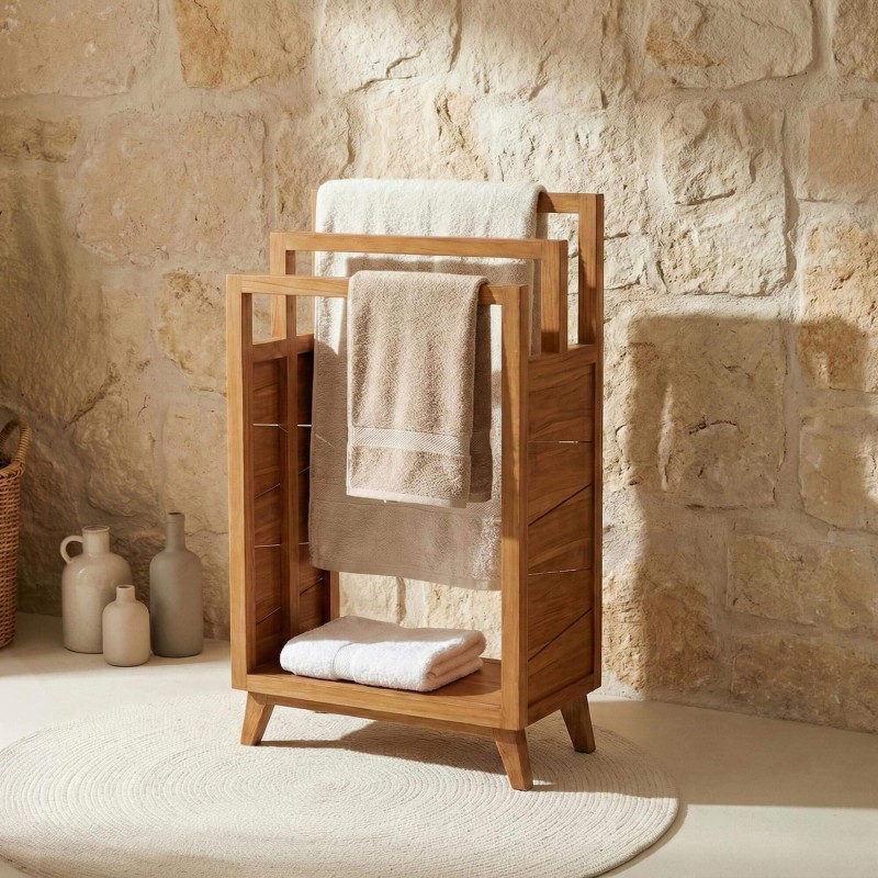 Handtuchhalter aus massivem Teakholzmöbel - Meera