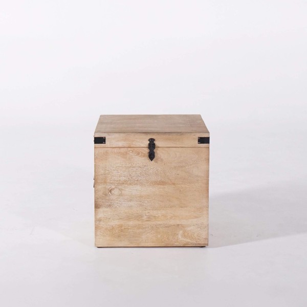Aufbewahrungstruhe aus Naturholz - Haven