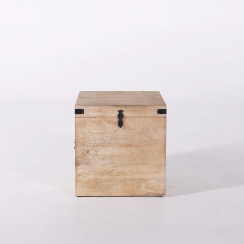 Aufbewahrungstruhe aus Naturholz - Haven