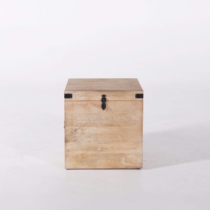 Aufbewahrungstruhe aus Naturholz - Haven