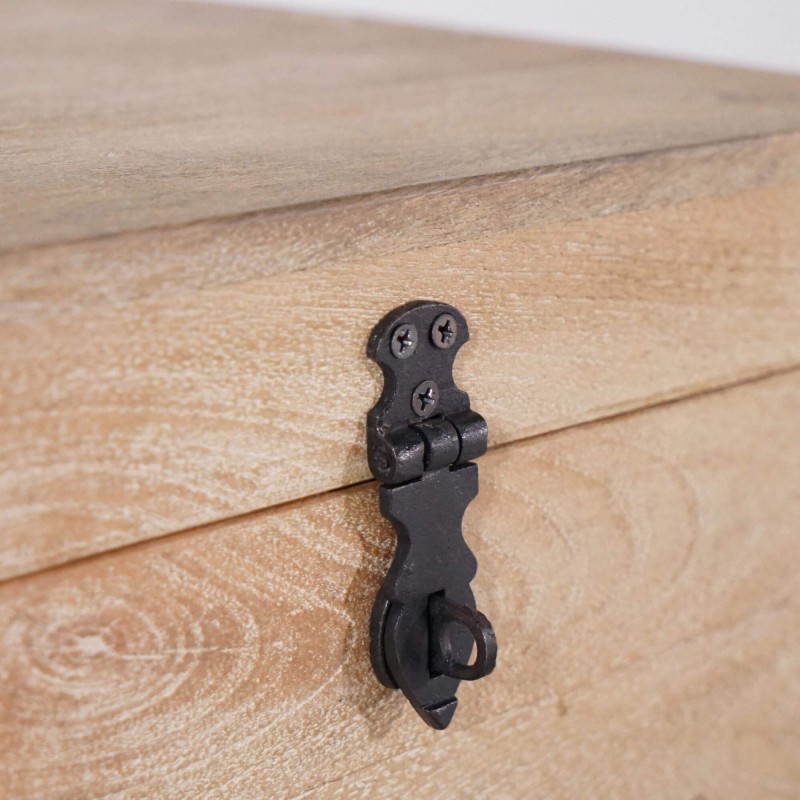 Aufbewahrungstruhe aus Naturholz - Haven